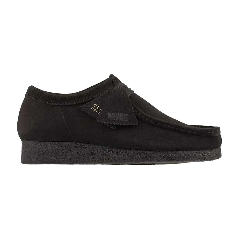クラークス Clarks Originals Wallabee Black Suede 26155522 スニーカー レディース