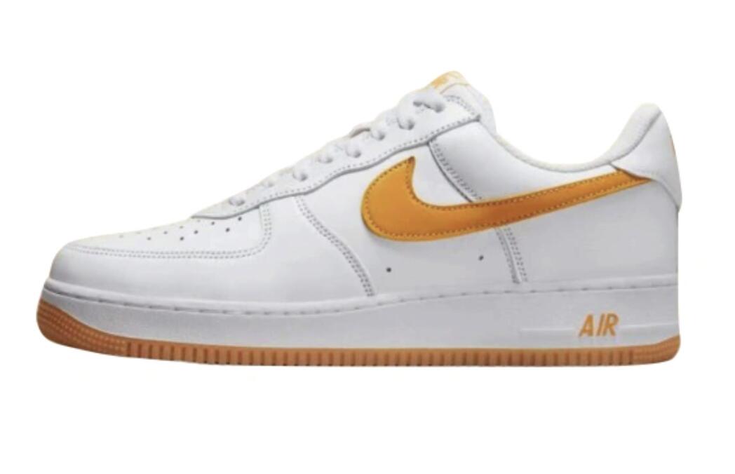 ナイキ Nike Air Force 1 Low Retro QS Color Of The Month White University Gold FD7039-100 スニーカー メンズ