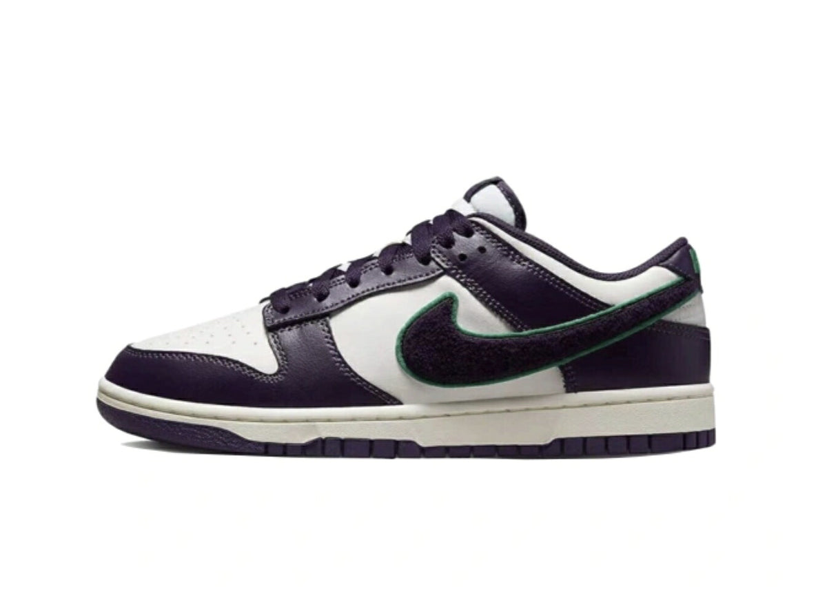 ナイキ Nike Dunk Low Chenille Swoosh Sail Grand Purple DQ7683-100 スニーカー メンズ