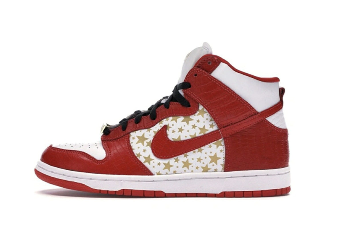 ナイキ Nike Dunk High Pro SB Supreme Red Stars 307385-161 スニーカー メンズ