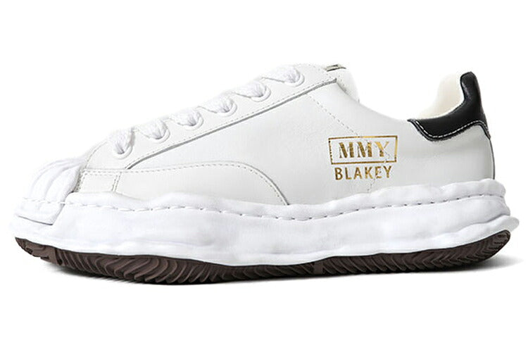 Maison Mihara Yasuhiro Blakey OG Sole Leather Low Black A06FW702白 スニーカー メンズ