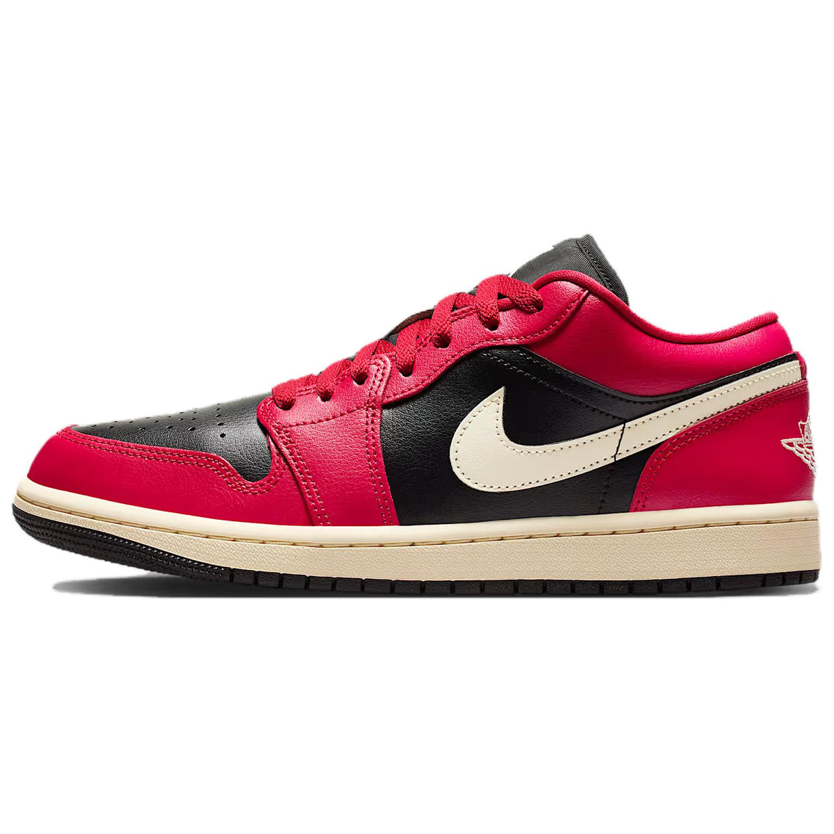 Jordan 1 Low Mystic Hibiscus Black DC0774-605 スニーカー レディース