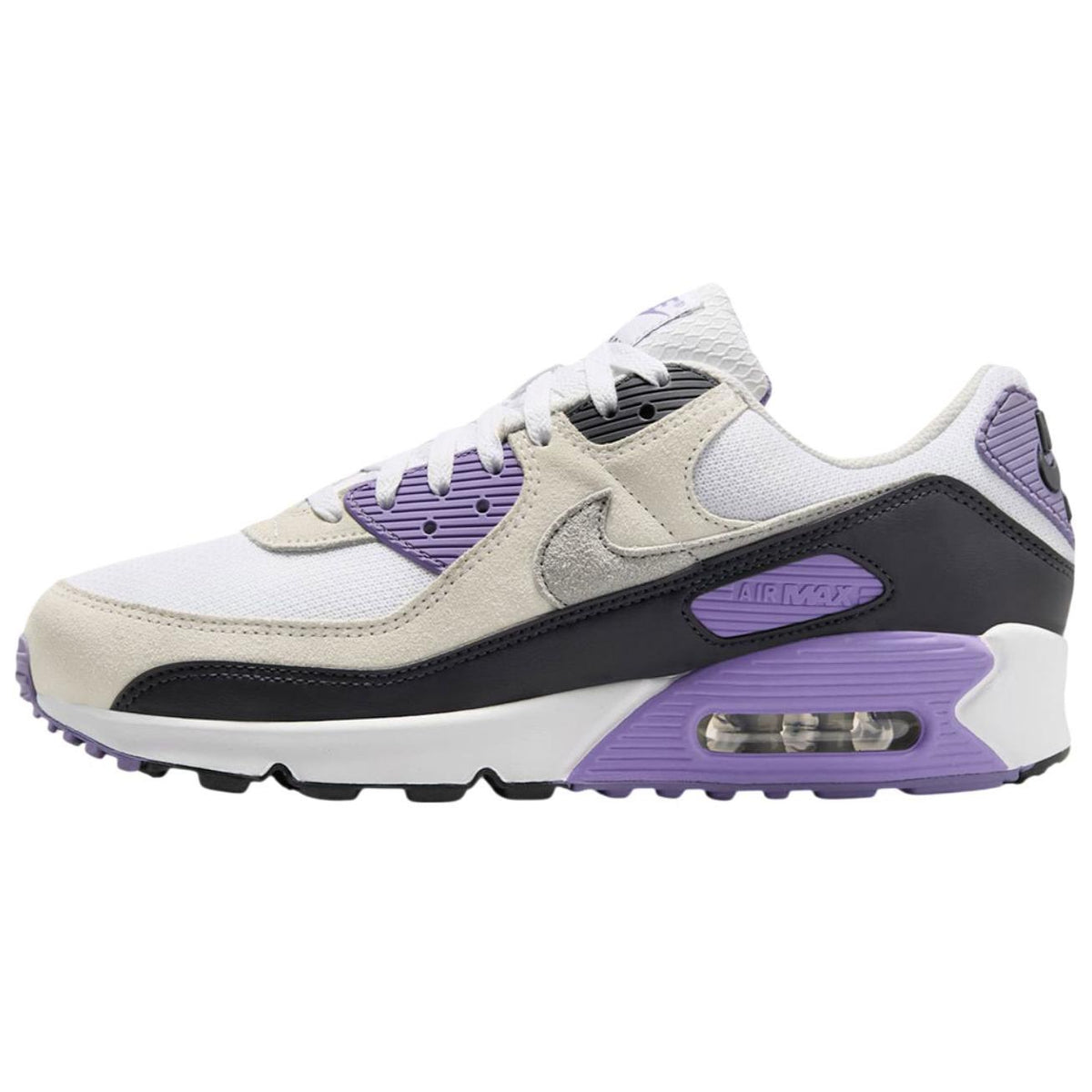 ナイキ Nike Air Max 90 White Dusty Amethyst Photon Dust Light Smoke Grey DM0029-114 スニーカー メンズ