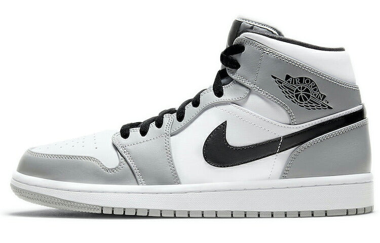 Jordan 1 Mid Light Smoke Grey 554724-092 スニーカー メンズ
