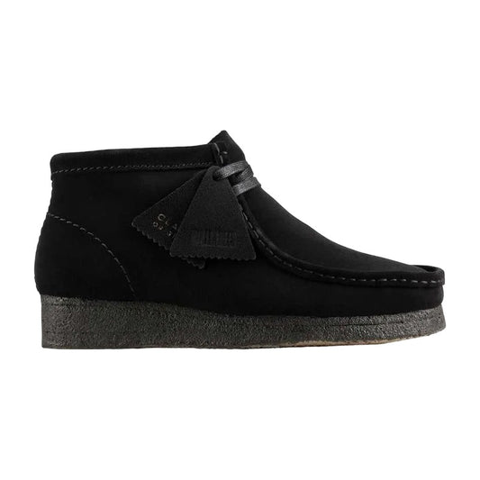 クラークス Clarks Originals Wallabee Boot Black Suede 26155521 スニーカー レディース