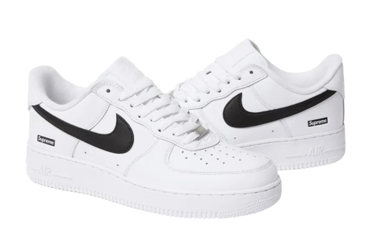 【新品・正規品・送料無料】ナイキ Nike Air Force 1 Low Supreme White Black CU9225-102 スニーカー メンズ 国内発送