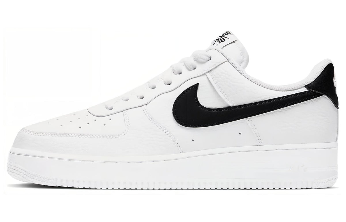 ナイキ Nike Air Force 1 Low '07 White Black Pebbled Leather CT2302-100 スニーカー メンズ