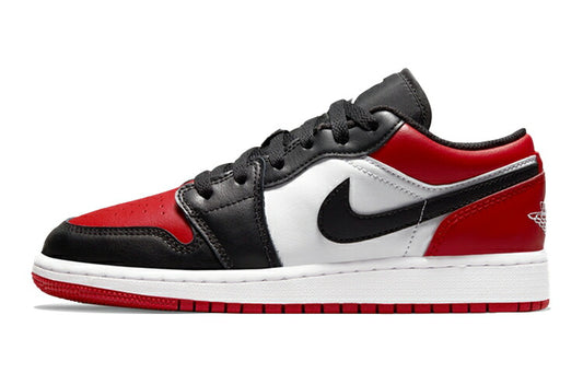 Jordan 1 Low Bred Toe (GS) 553560-612 スニーカー メンズ レディース