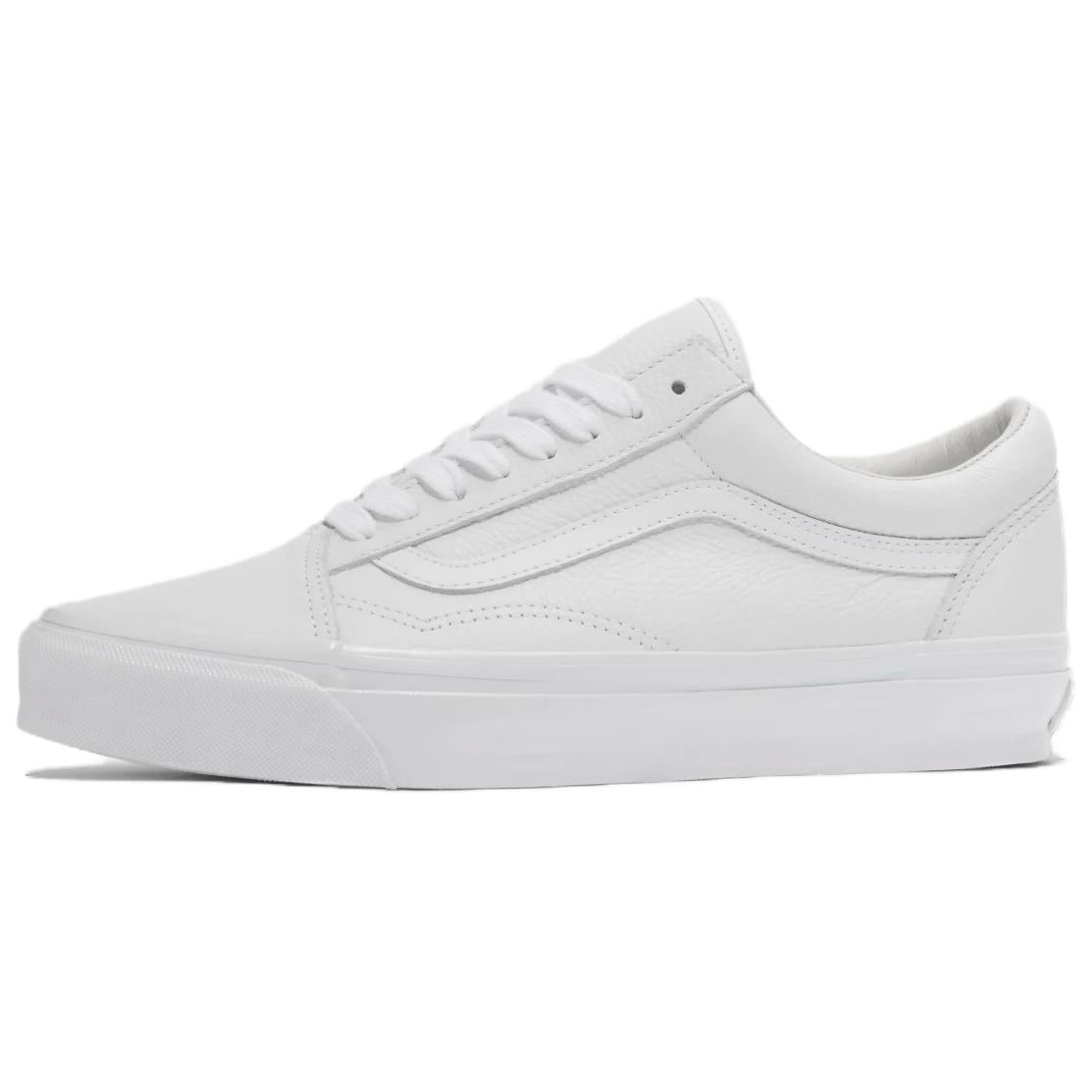 ヴァンズ Vans Premium Old Skool Leather White VN000CQDWWW スニーカー メンズ