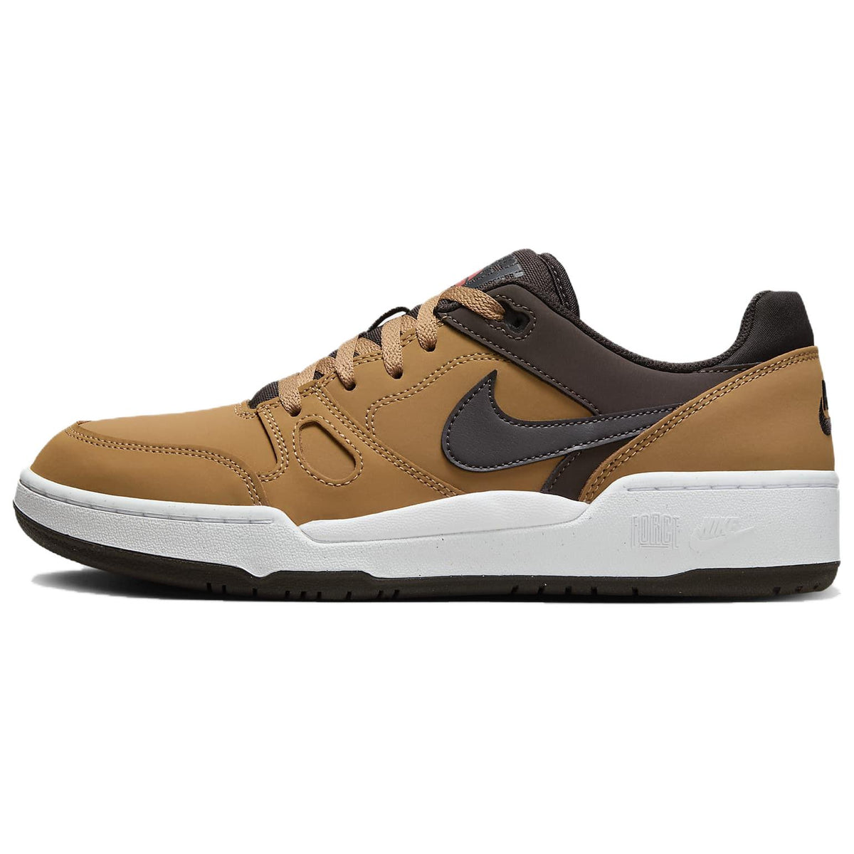 ナイキ Nike Full Force Low Premium Flax Baroque Brown White Velvet Brown HF7734-200 スニーカー メンズ