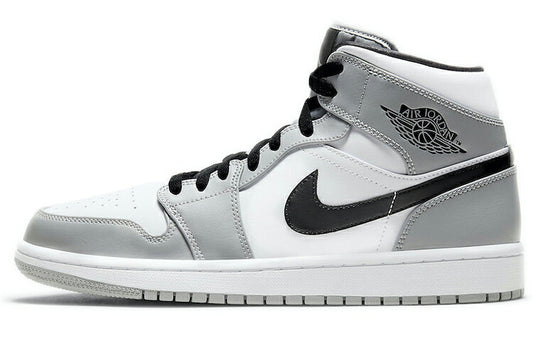 Jordan 1 Mid Light Smoke Grey 554724-092 スニーカー メンズ