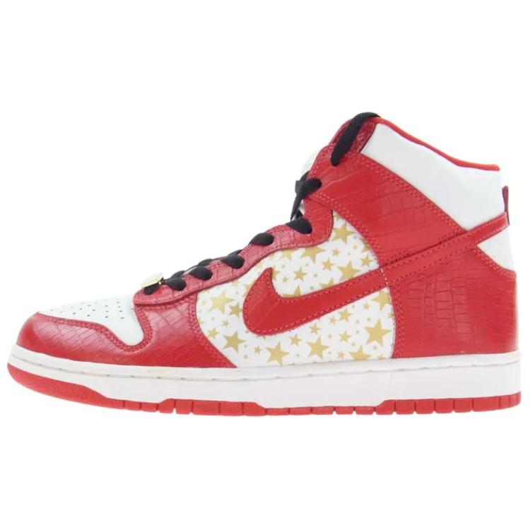 ナイキ Nike Dunk High Pro SB Supreme Red Stars 307385-161 スニーカー メンズ