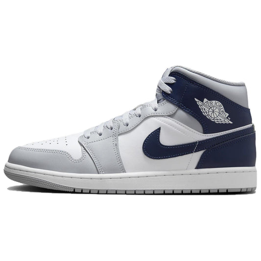 Jordan 1 Mid Wolf Grey Midnight Navy DQ8426-104 スニーカー メンズ