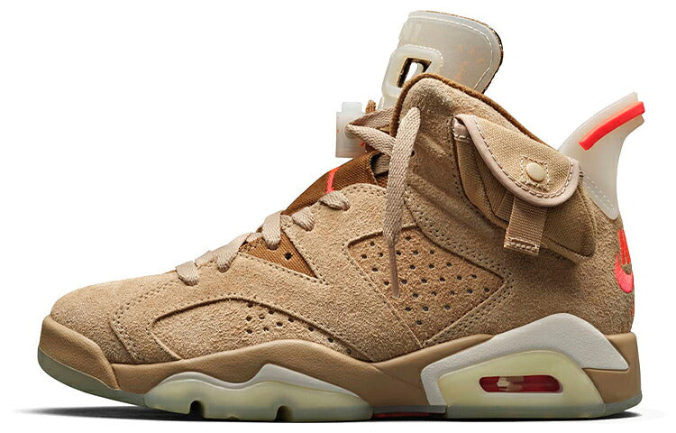 Jordan 6 Retro Travis Scott British Khaki DH0690-200 スニーカー メンズ