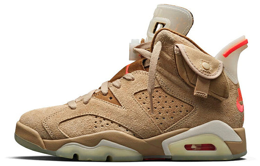 Jordan 6 Retro Travis Scott British Khaki DH0690-200 スニーカー メンズ