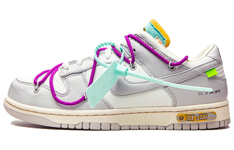 ナイキ Nike Dunk Low Off-White Lot 21 DM1602-100 スニーカー メンズ