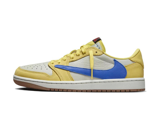 Jordan 1 Retro Low OG SP Travis Scott Canary DZ4137-700 スニーカー レディース