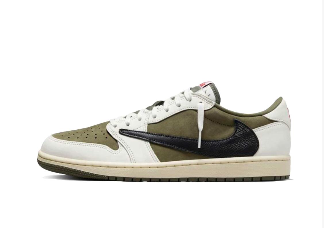 Jordan 1 Retro Low OG SP Travis Scott Medium Olive DM7866-200 スニーカー メンズ