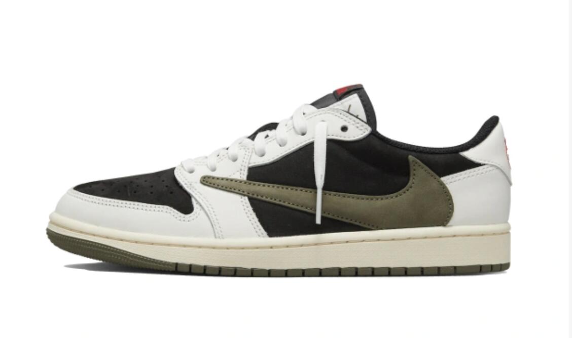 【新品・正規品・送料無料】Jordan 1 Retro Low OG SP Travis Scott Olive DZ4137-106 スニーカー レディース 国内発送